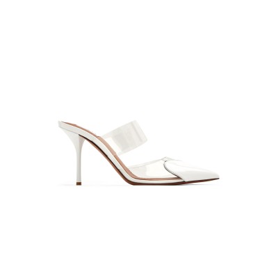 ALAÏA LE COEUR 90MM PATENT MULE AA3M053CK150-010